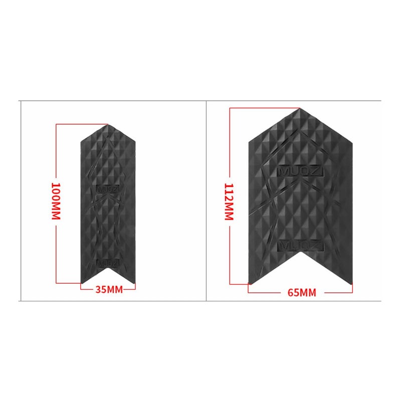 HOUSON 5PCS Chain Stay Protector, MTB Silicone Chain Stay Frame Protector Bicycle Frame Protector Down Tube Safe Protection Against Scratches & Damage (112 * 65mm) - Image 2